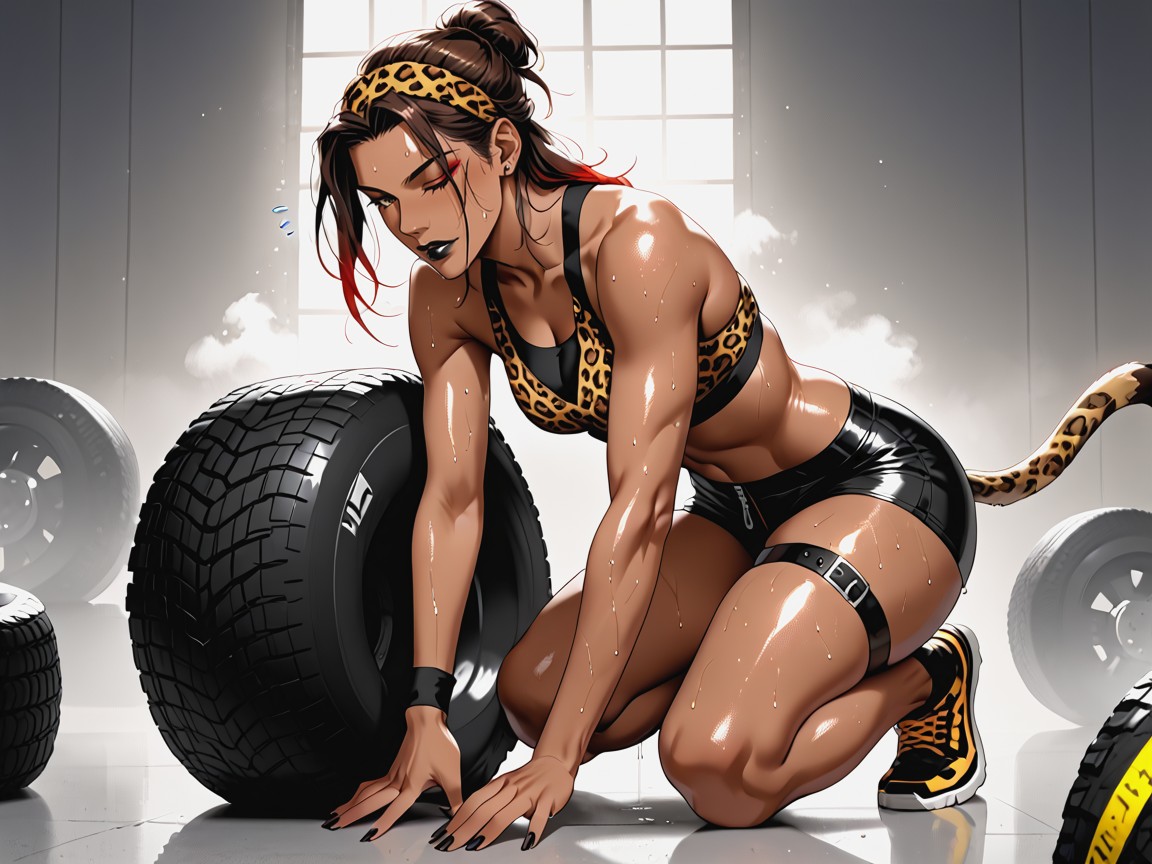 Gym Location, Breasts Apart, Snatched Waist Porno latina IA