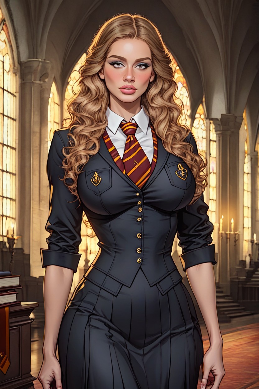 Beautiful Face, Harry Potter Face, Large Ass AI Porn
