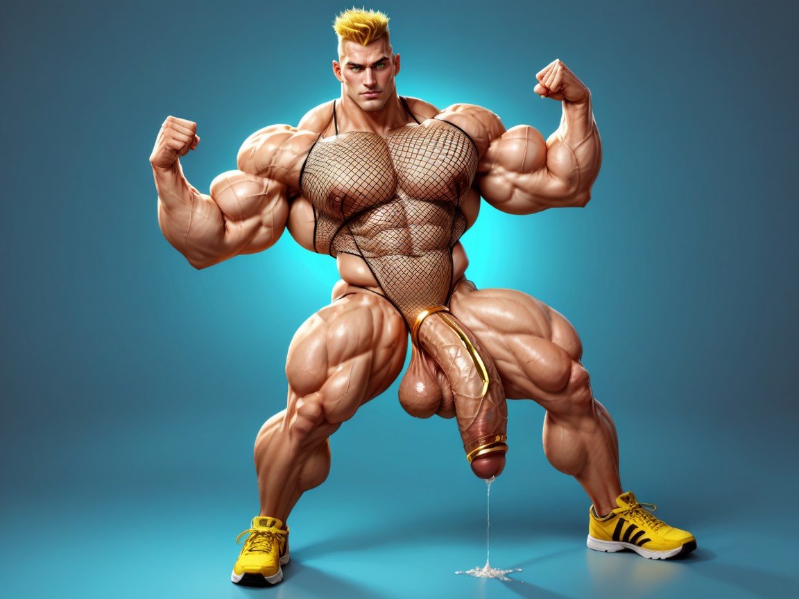 Slicked, Brunette, Hyper Realistic AI Gay Porn