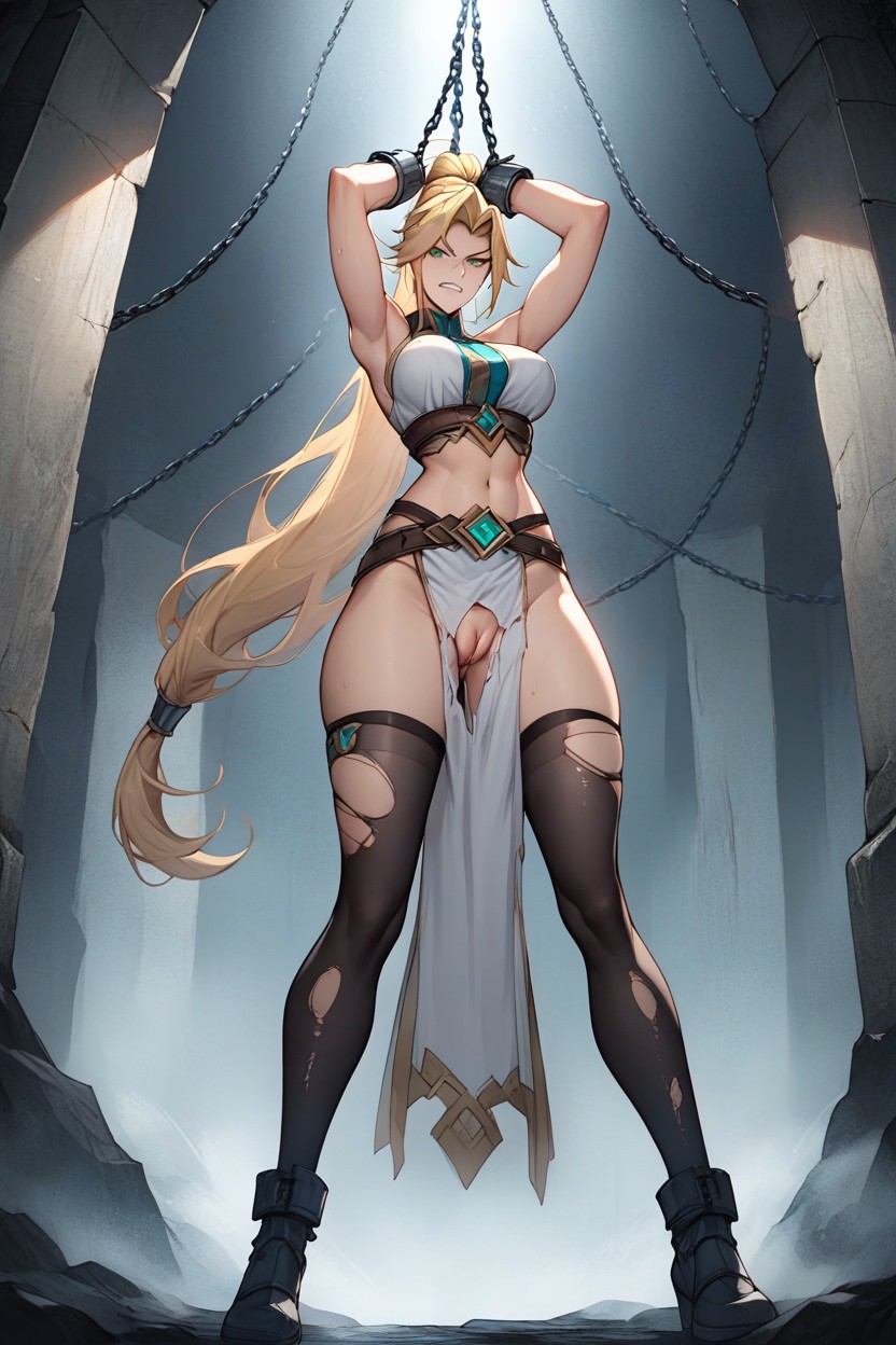Kjosonya, Arms Up, Thick Thighs Hentai AI Porn