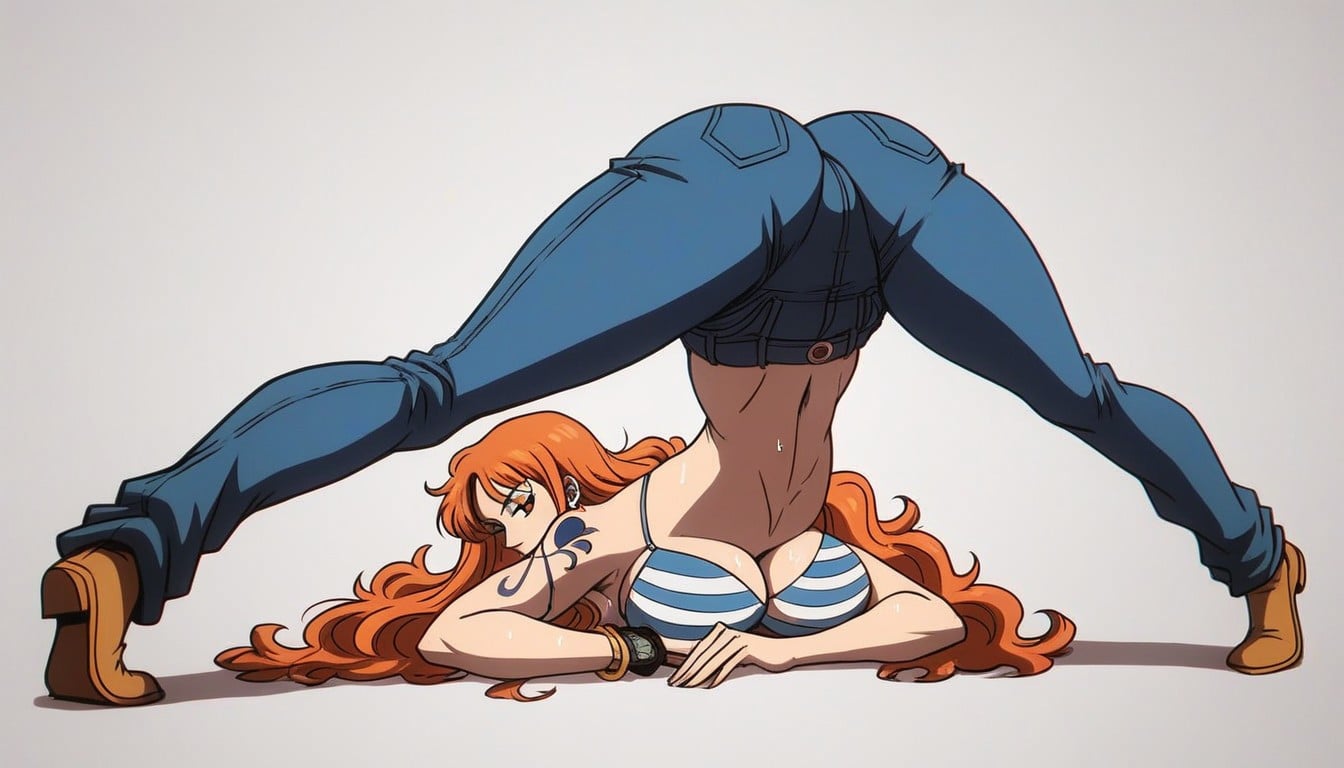 Very Long Legs, Sweaty, Jack O' Lantern Hentai AI Porn