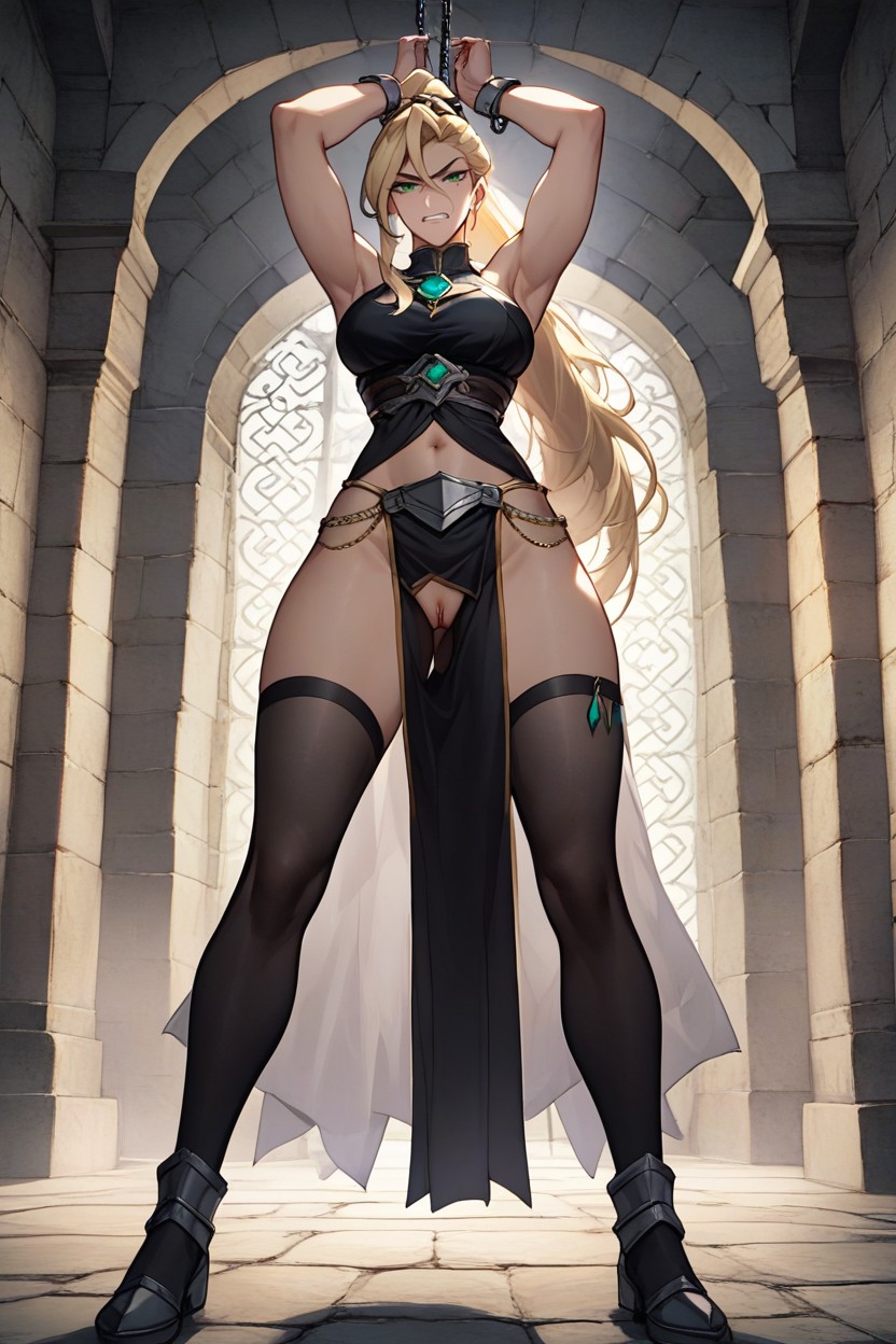 Dungeon, Amazing Quality, Mature Female Hentai AI Porn