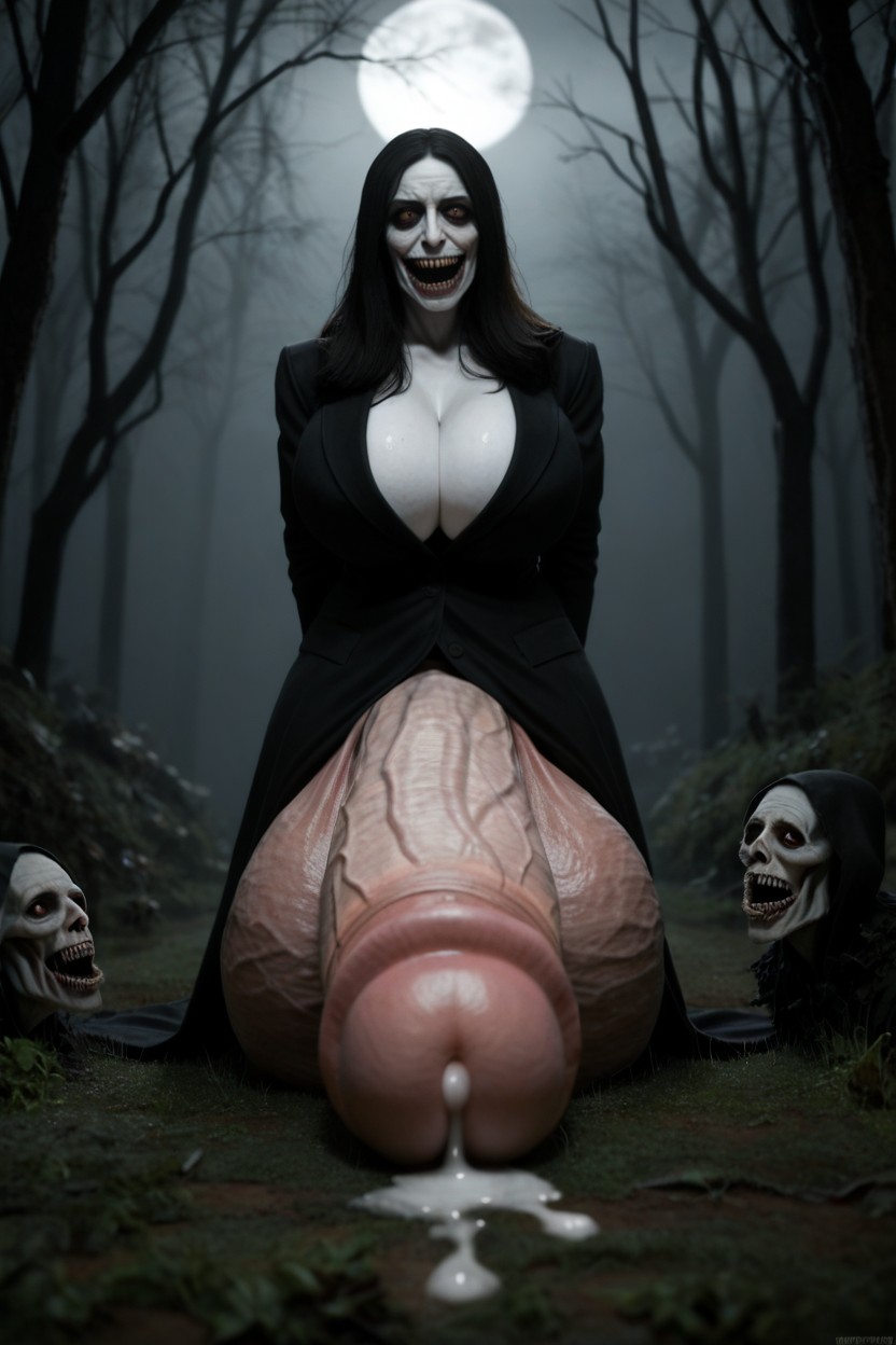 Evil, Deep Penetration In Male, Bottom Male Shemale AI Porn