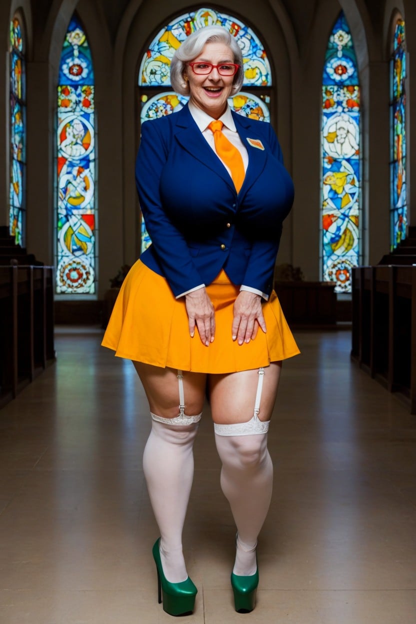 Breast Expansion, Blazer, Cathy Canuck Super Milf AI Porn
