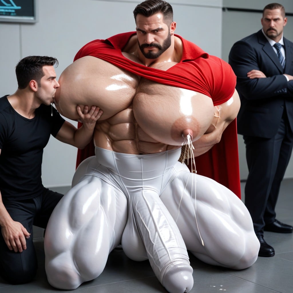 Massive Muscles, Veiny Penis, Rough Squeeze AI Gay Porn