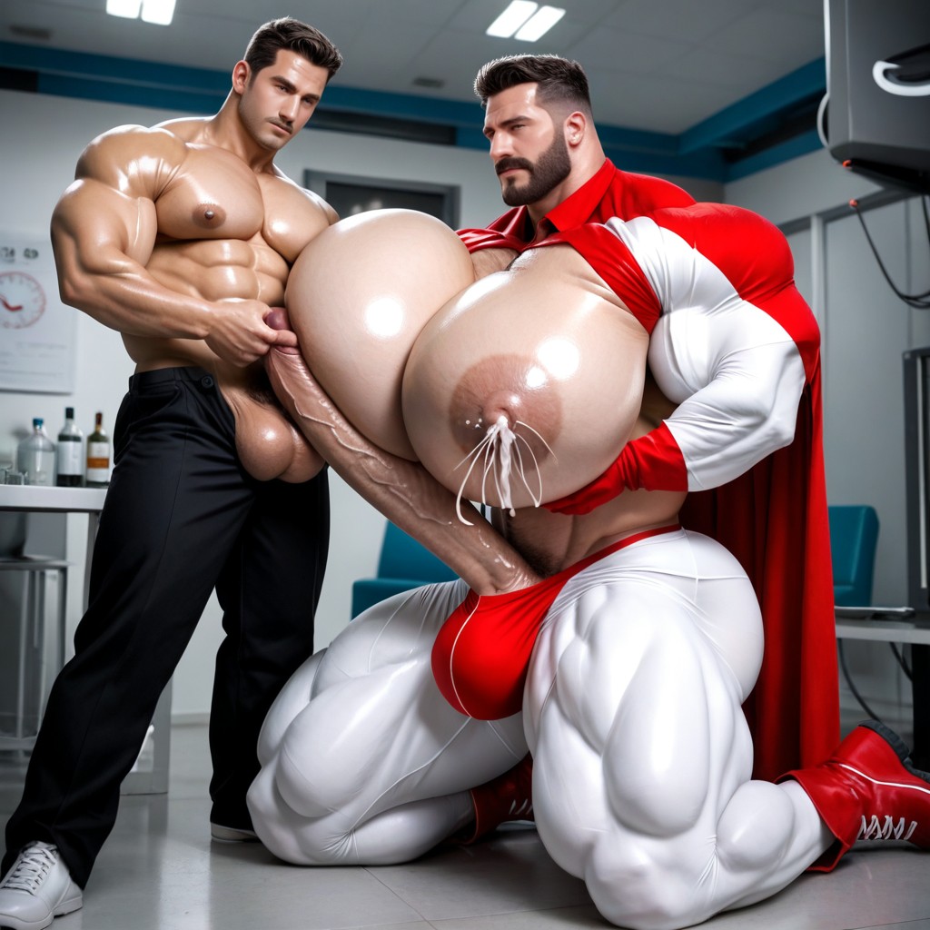Huge Arms, Sucking Nipples, Pulling Nipple KI Schwulenporno