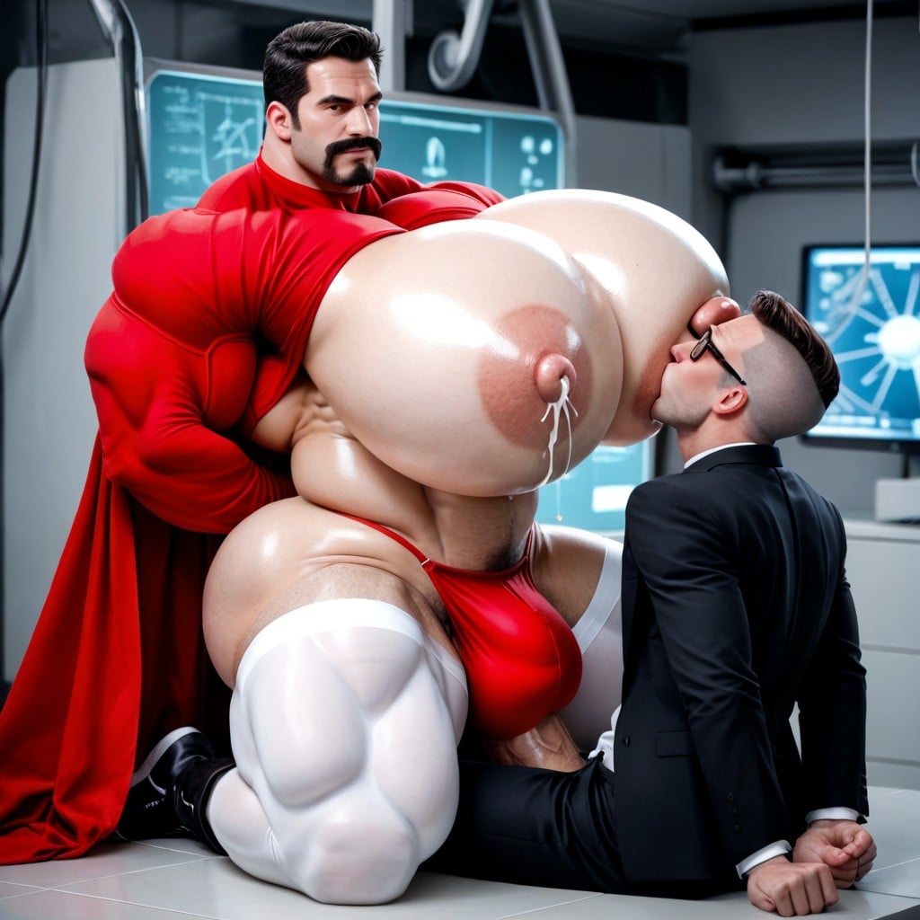 Big Nipples, Floating Hands, Suckling Nipples AI Gay Porn