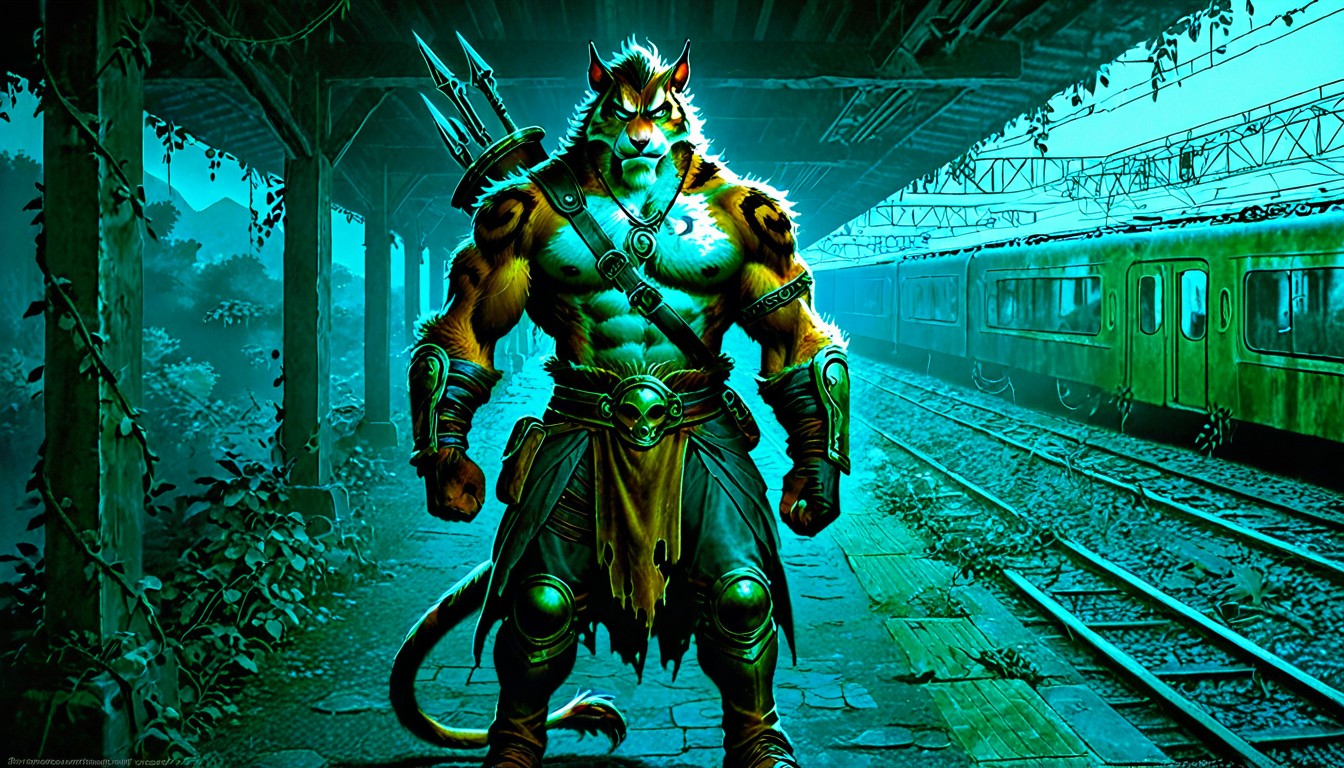 Humanoid Warriors With Feline Features And Piercing Eyes Sharpen Weapons Made Of Bone, 25+, Fur Hentai AI Porn