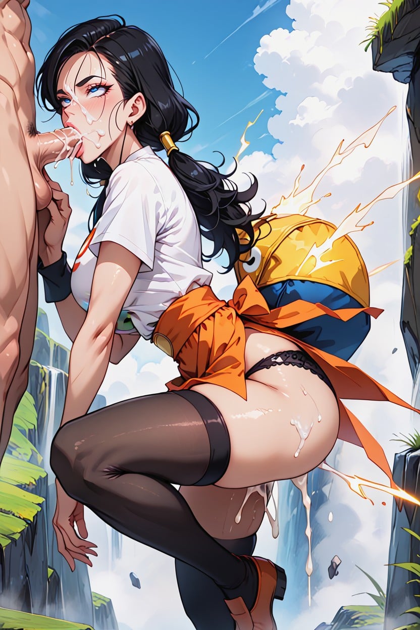Ultra Detail, Wasp Waist, White Tshirt Hentai AI Porn