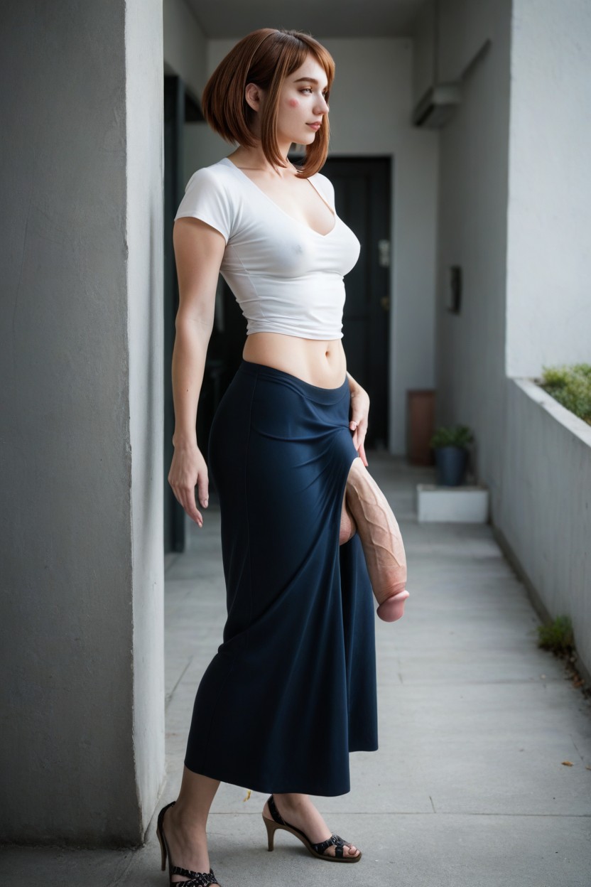 Cosplay, Standing, Model Shemale AI Porn