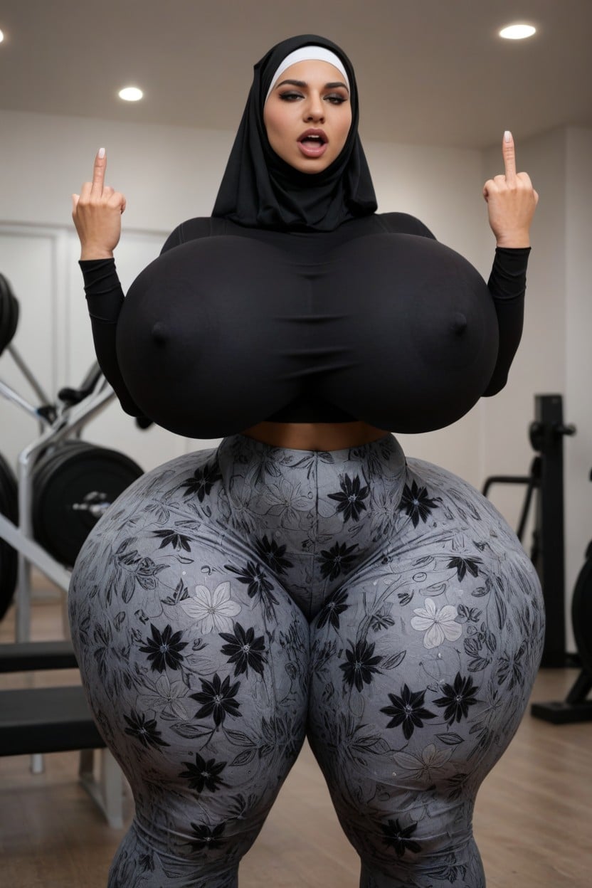Large Booty, Yoga Pants, 18+ AI Porn