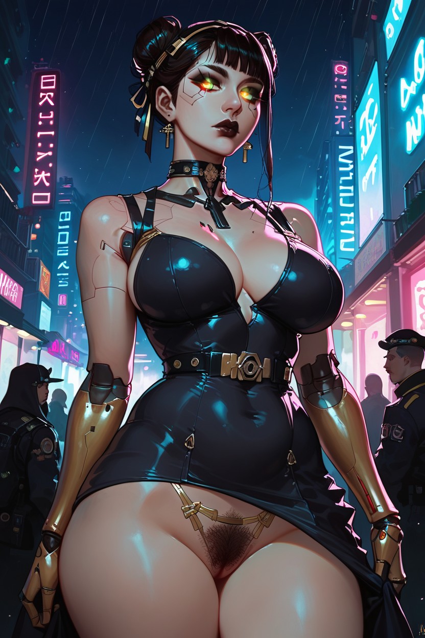 Nopanties, Robotbreasts, 1 Person Hentai AI Porn