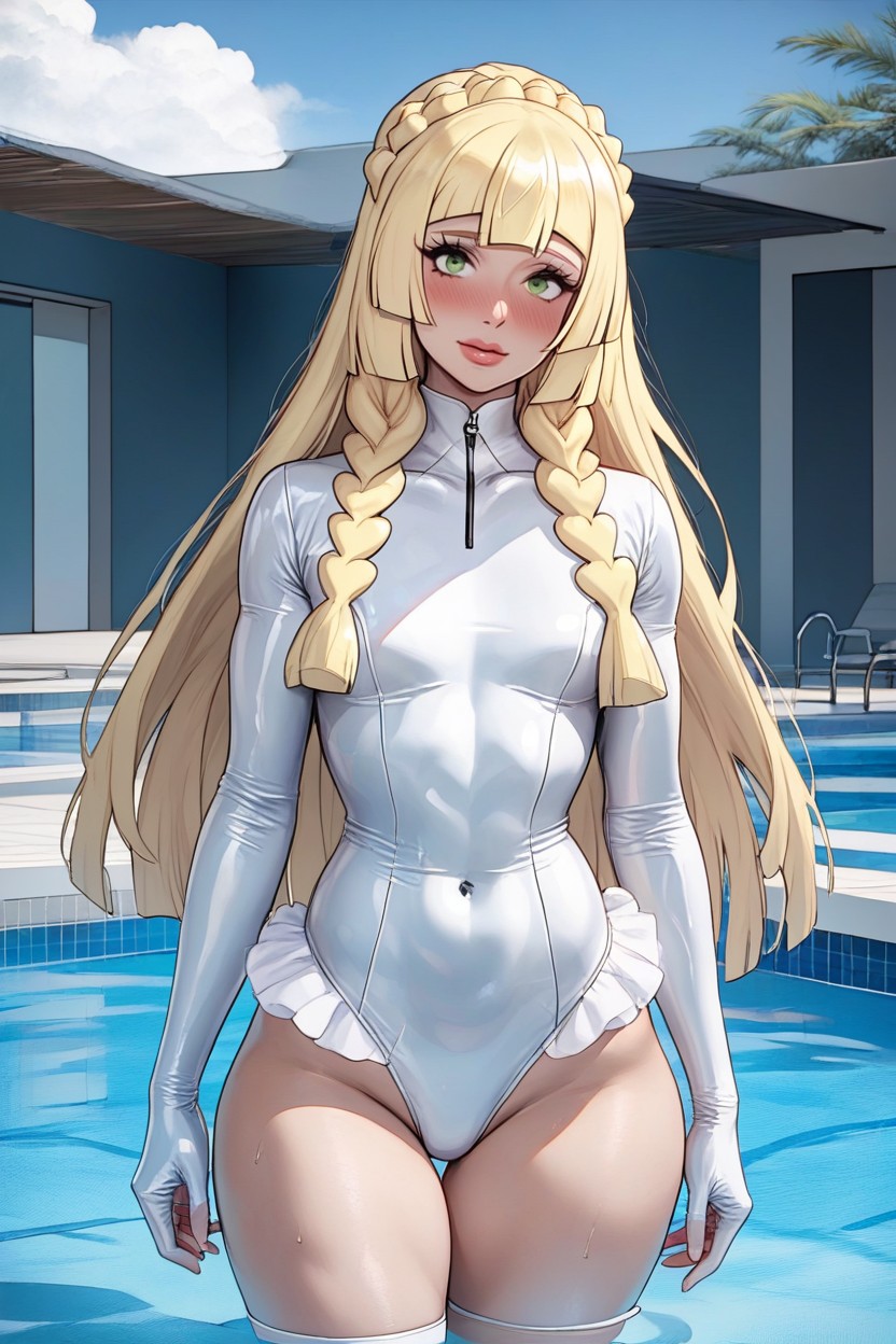 Small Breasts, Hourglass Body, 25+ AI Porn