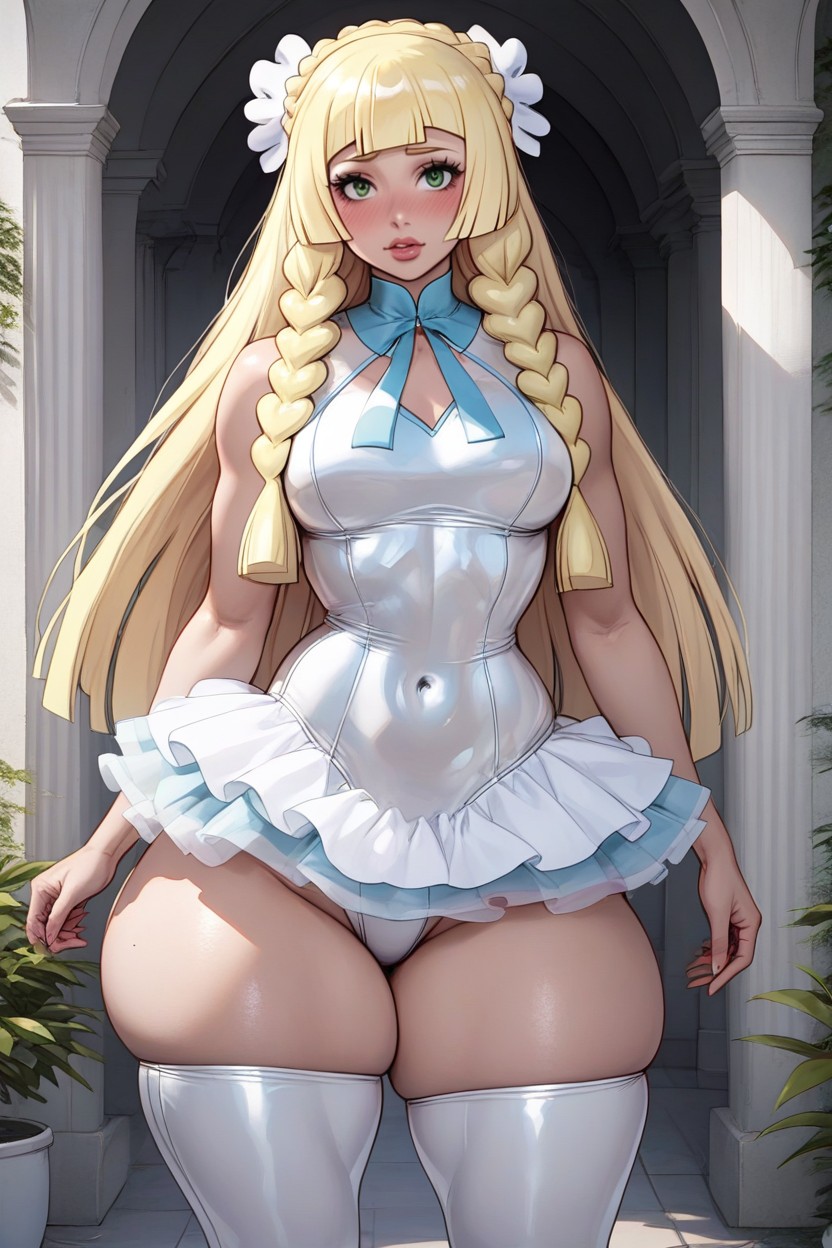Soft Face, Dumb Expression, Cosplay AI Porn