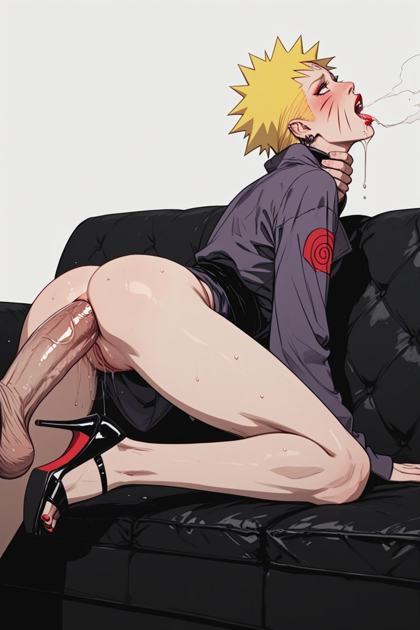 Femboybody, Sissify Man Body, Choking Her AI Porn