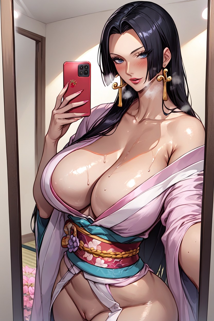 Perfect Anatomy, Heavy Breathing, Motherly Face Hentai AI Porn