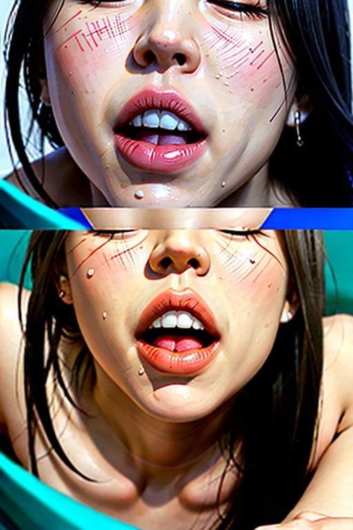 Cum Spills Out Of Her Pussy, Smooth Rhythmic Movement, Angry Man Porno IA Asiatique