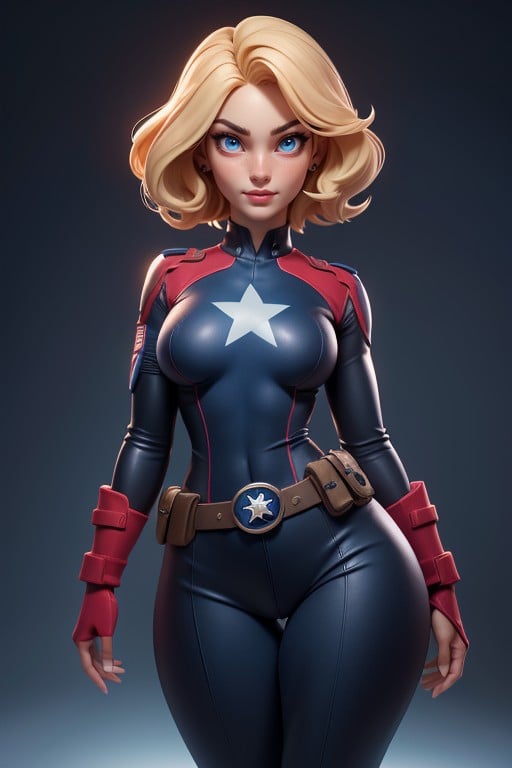 Female Version, Swimsuit, Curvy Hips Hentai AI Porn