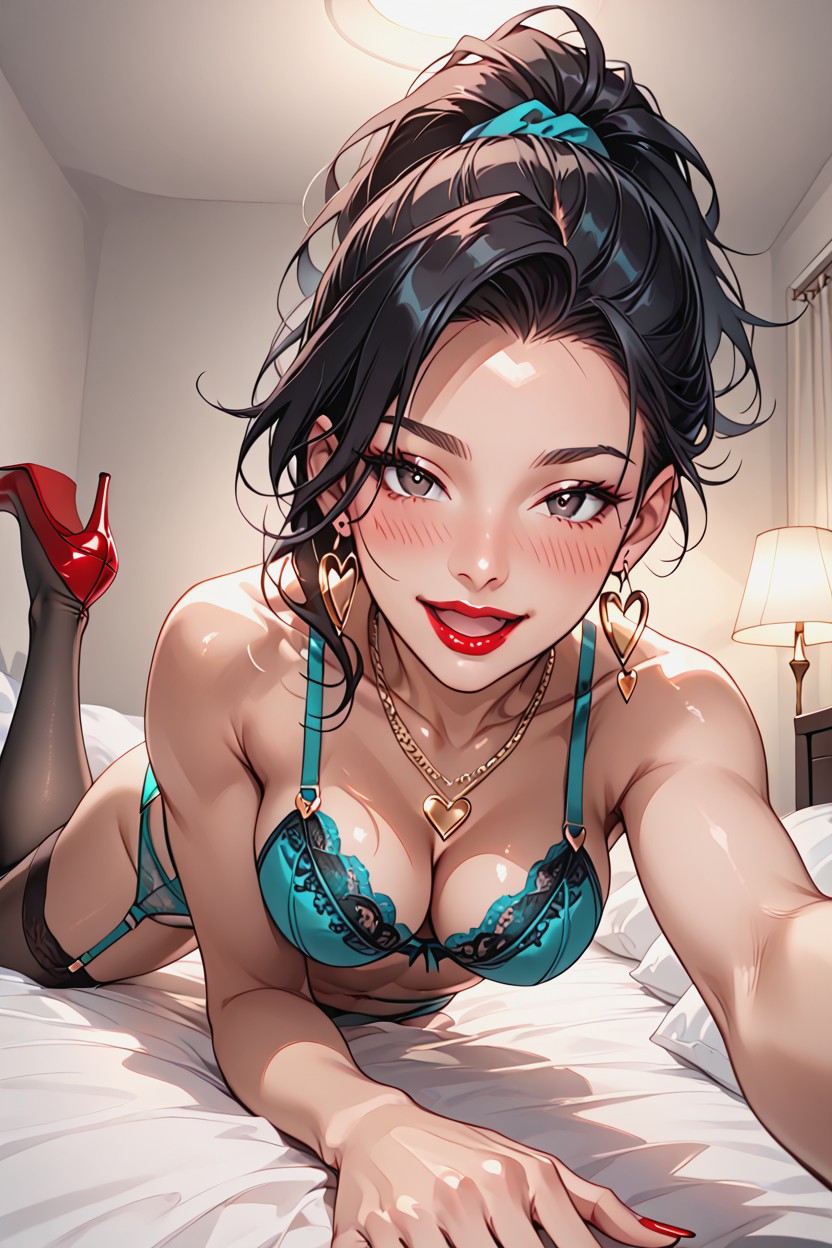 Side View, 50+, Background Light Hentai AI Porn