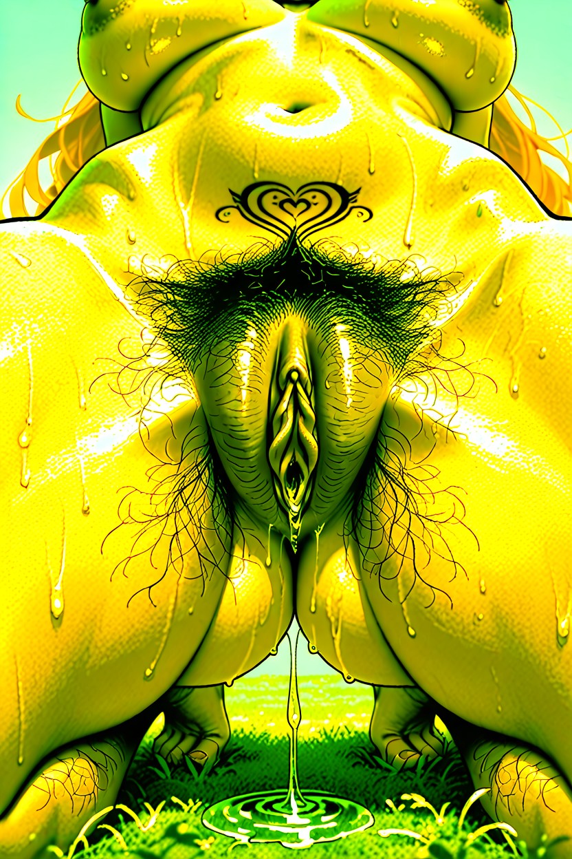 Puffy Vagina, Sweaty Skin, Irish Hentai AI Porn