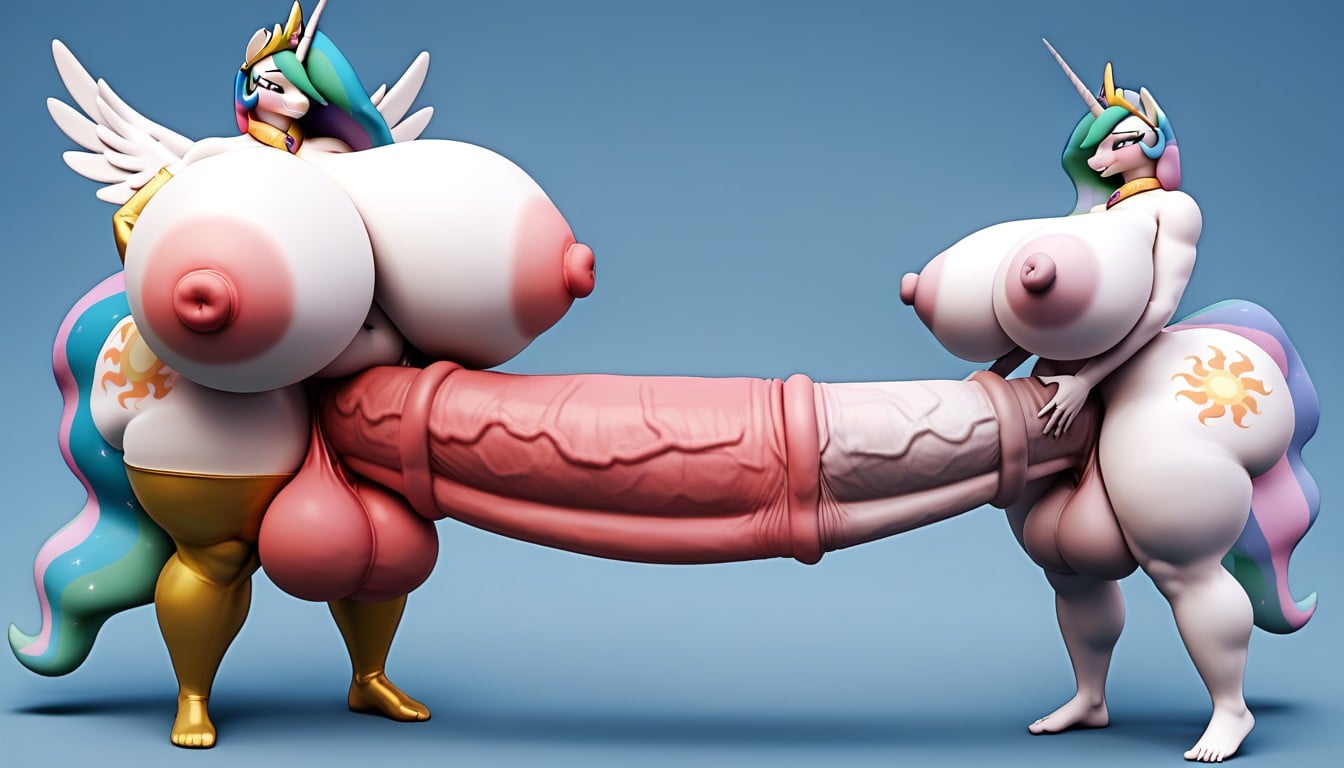Horny, Giant Penis, Breast Expansion Furry AI Porn
