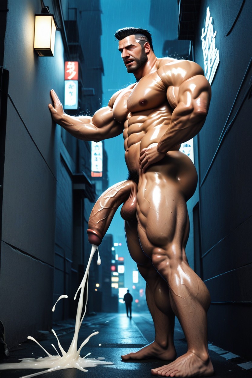 30+, Detailed Abs, Angry AI Gay Porn