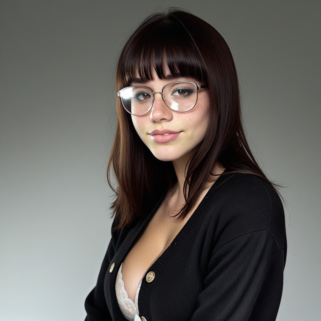 Hyper Realistic, Bangs, Bust Shot AI Porn