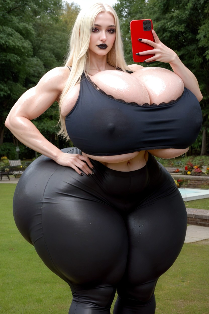 Expressionless, Huge Pawg Ass, Oversized Colossal Ass AI Porn