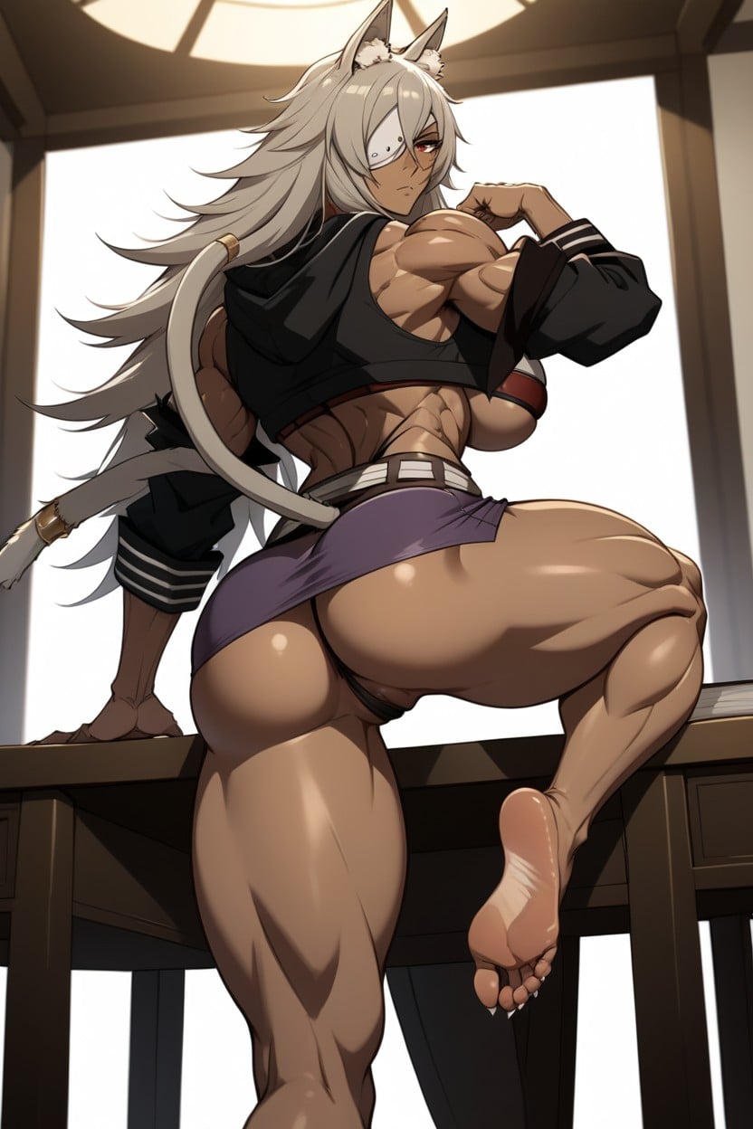 Medium Breasts, Ghislaine From Mushoku Tensei, Underboobs Visible Hentai AI Porn