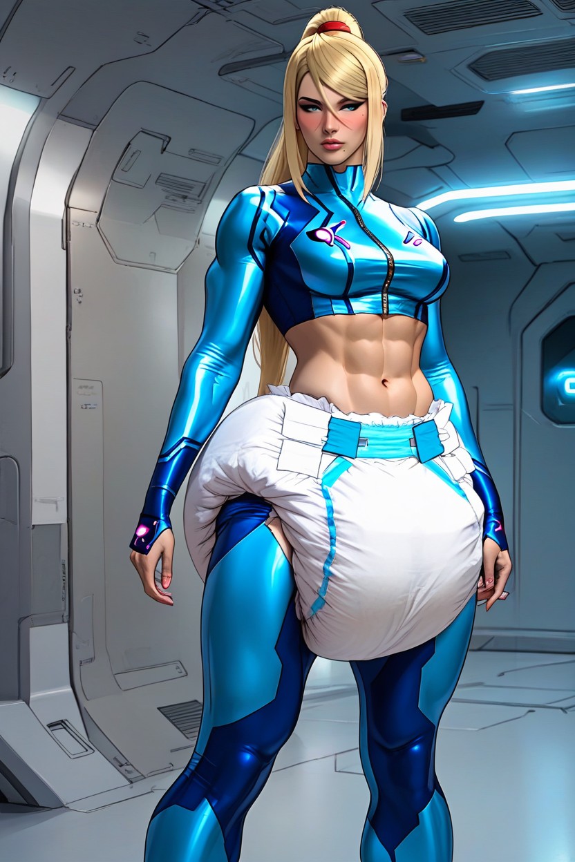 Round Face, Bimbo Body, Hourglass Body AI Porn