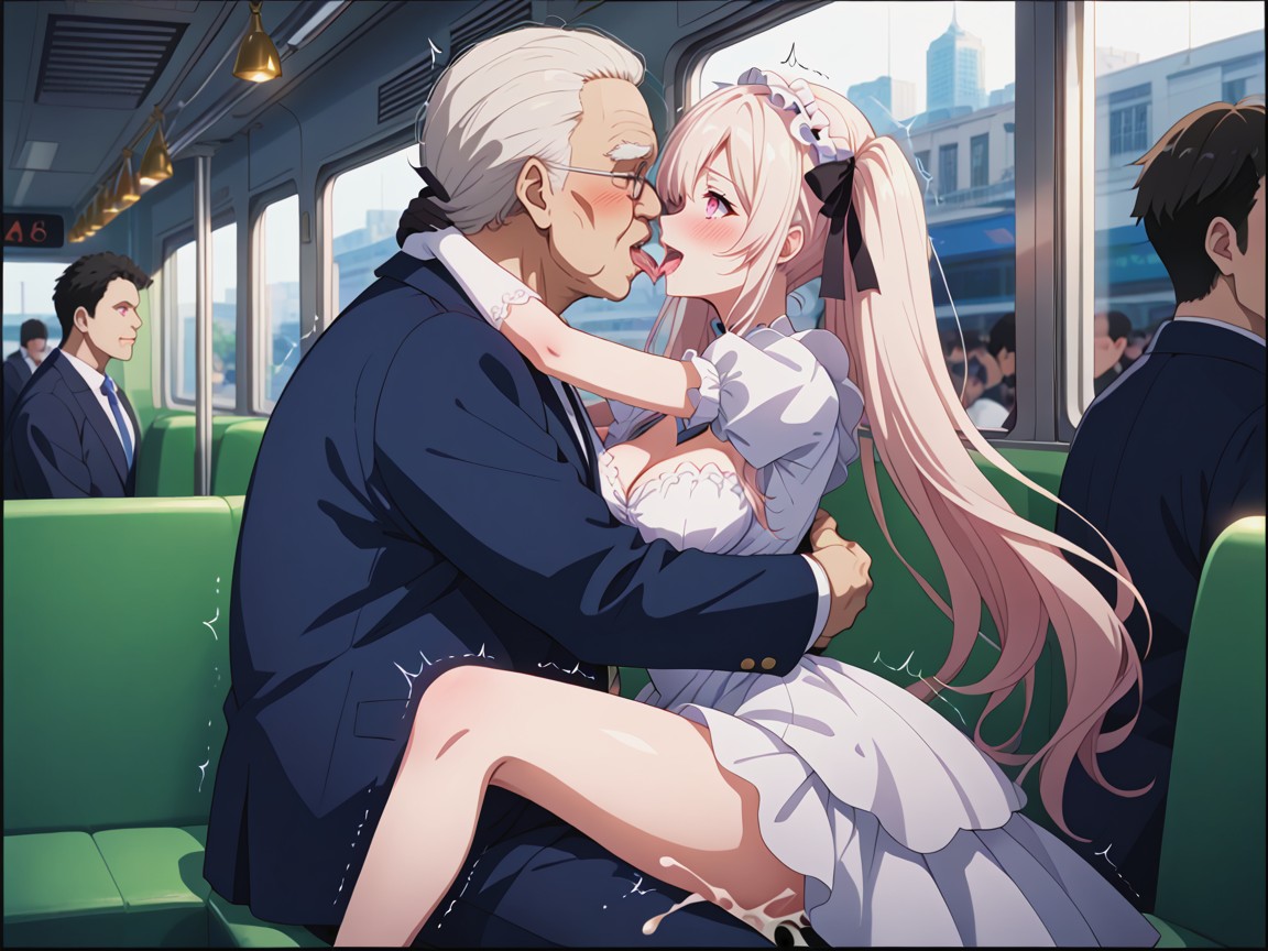 Extreme Thrust Motion Lines, Skinny, Pink Eyes Hentai AI Porn