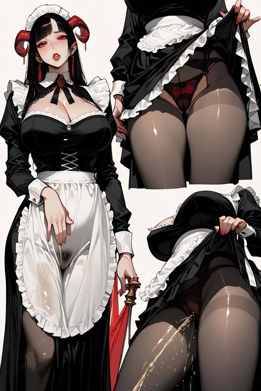 Embarrassed, See Through Clothes, Model Hentai AI Porn