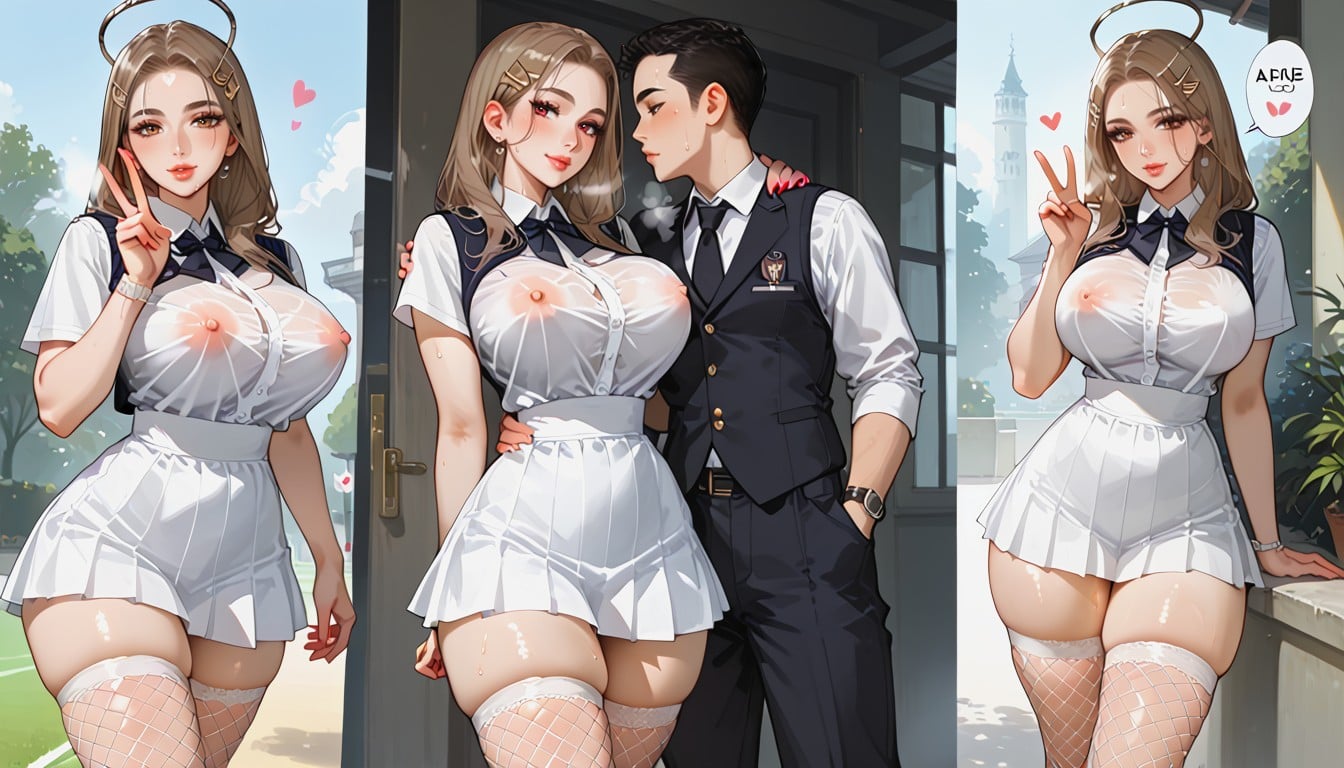 Foggy Steam, Accurate Bodily Details, Ornate Forehead Hairpin Hentai AI Porn