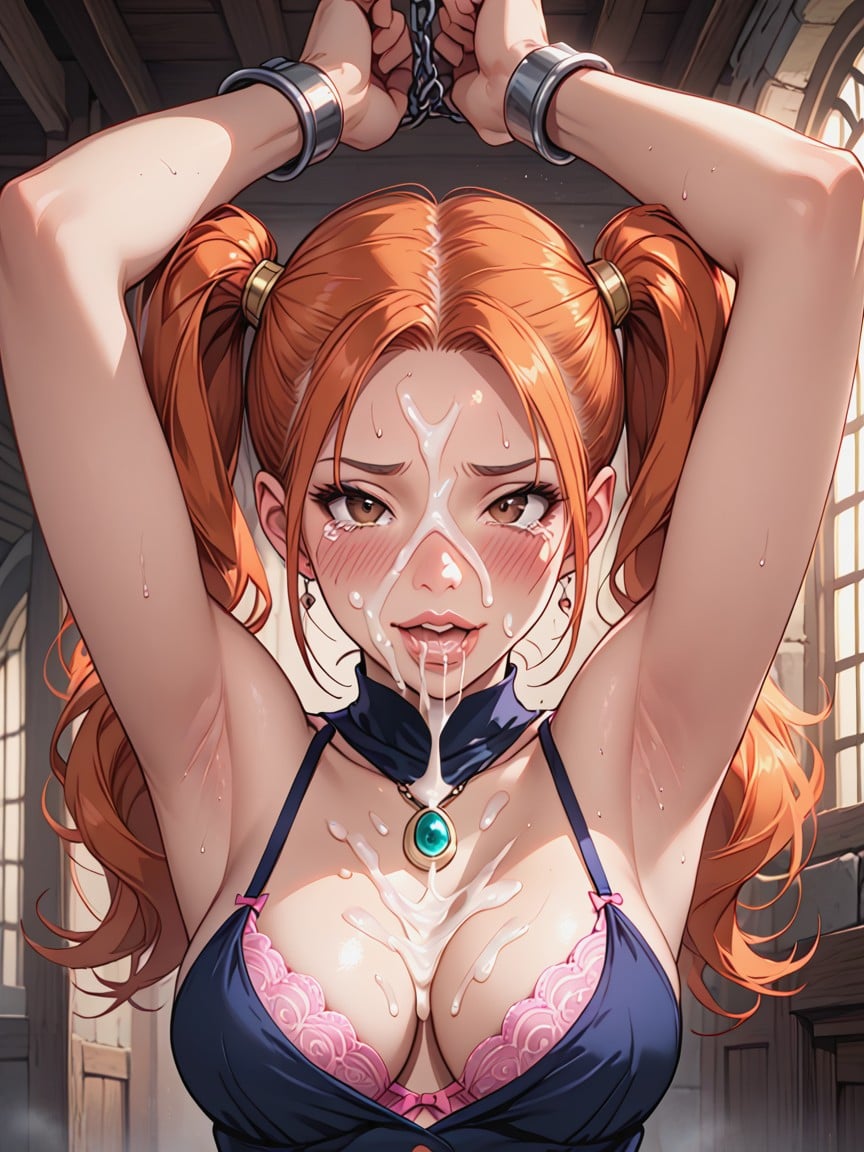 Shocked, Night, Cum In Mouth Hentai AI Porn