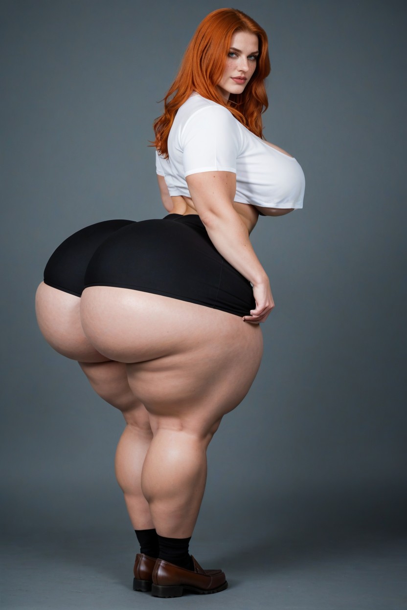 Extreme Hyper Ass, Extreme Wide Hips, 18+ AI Porn