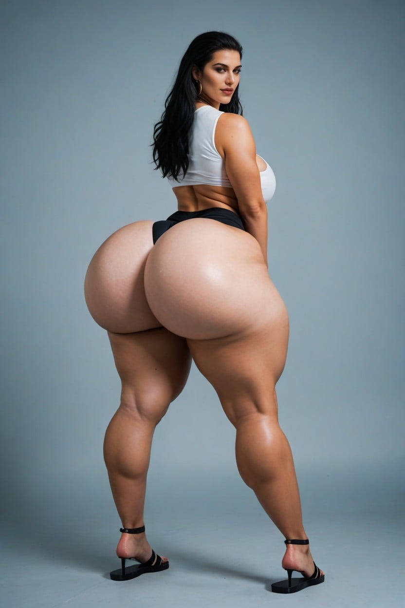 Extremely Waist, Massive Bbl, Fake Butt AI Porn