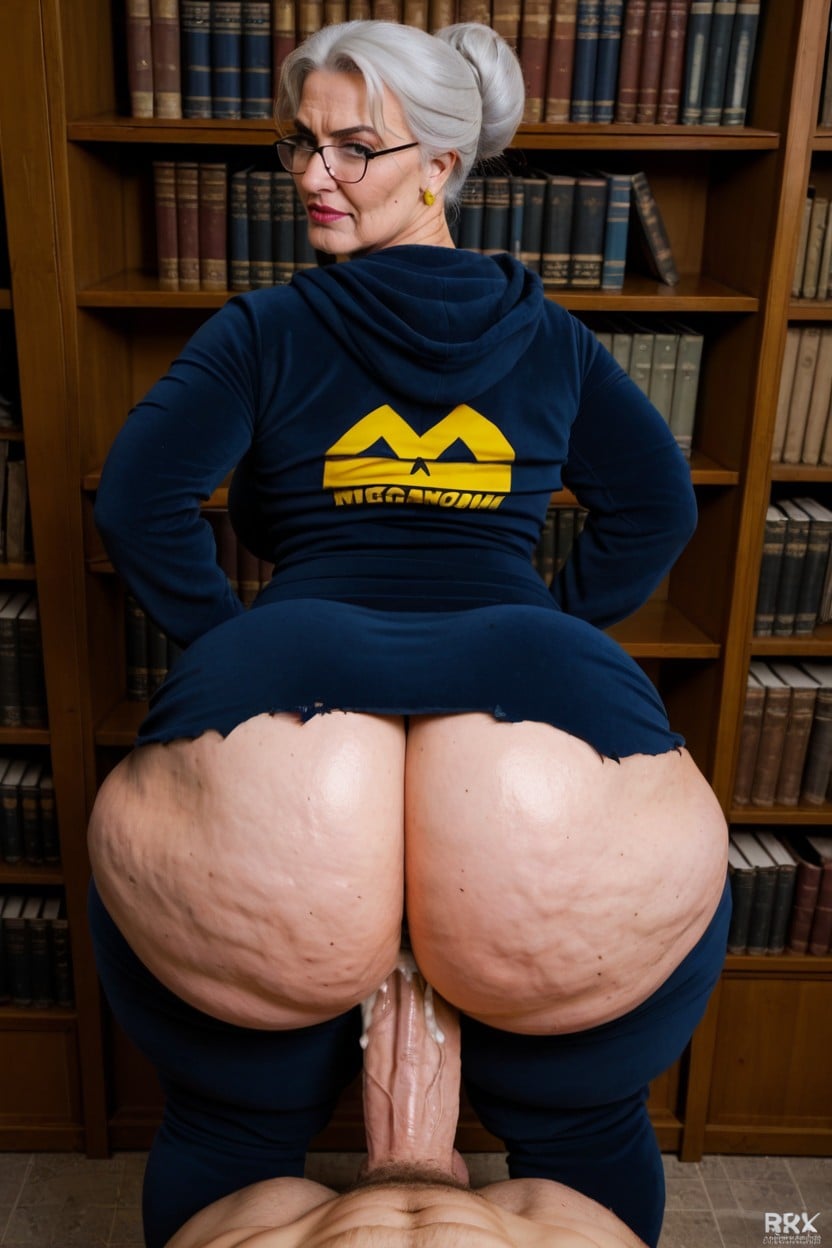 Thick Calves, Huge Wide Hips, Black Man Penetrating Woman AI Porn