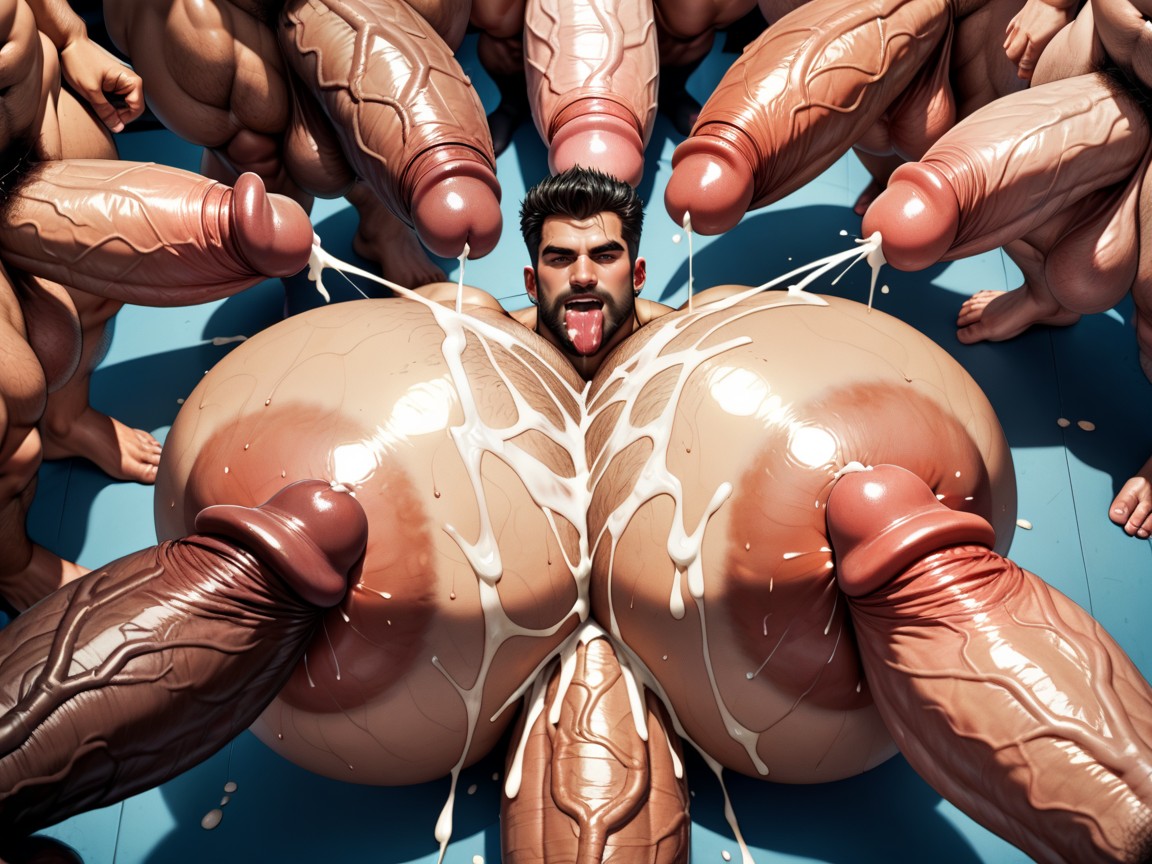Sweaty, Bara, Club AI Gay Porn