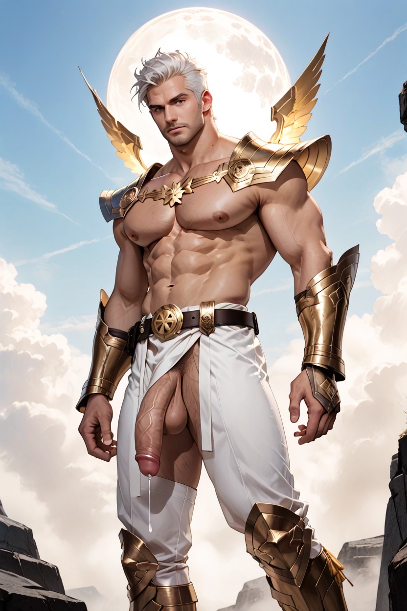 Gigantic, 18+, Massive Flaccid Penis AI Gay Porn