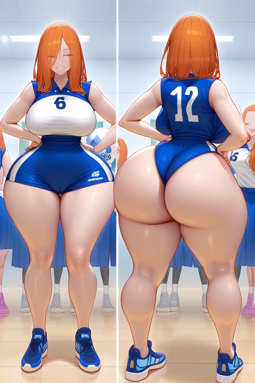Only Human Soft Style, Sports Uniform, Big Breast Hentai AI Porn