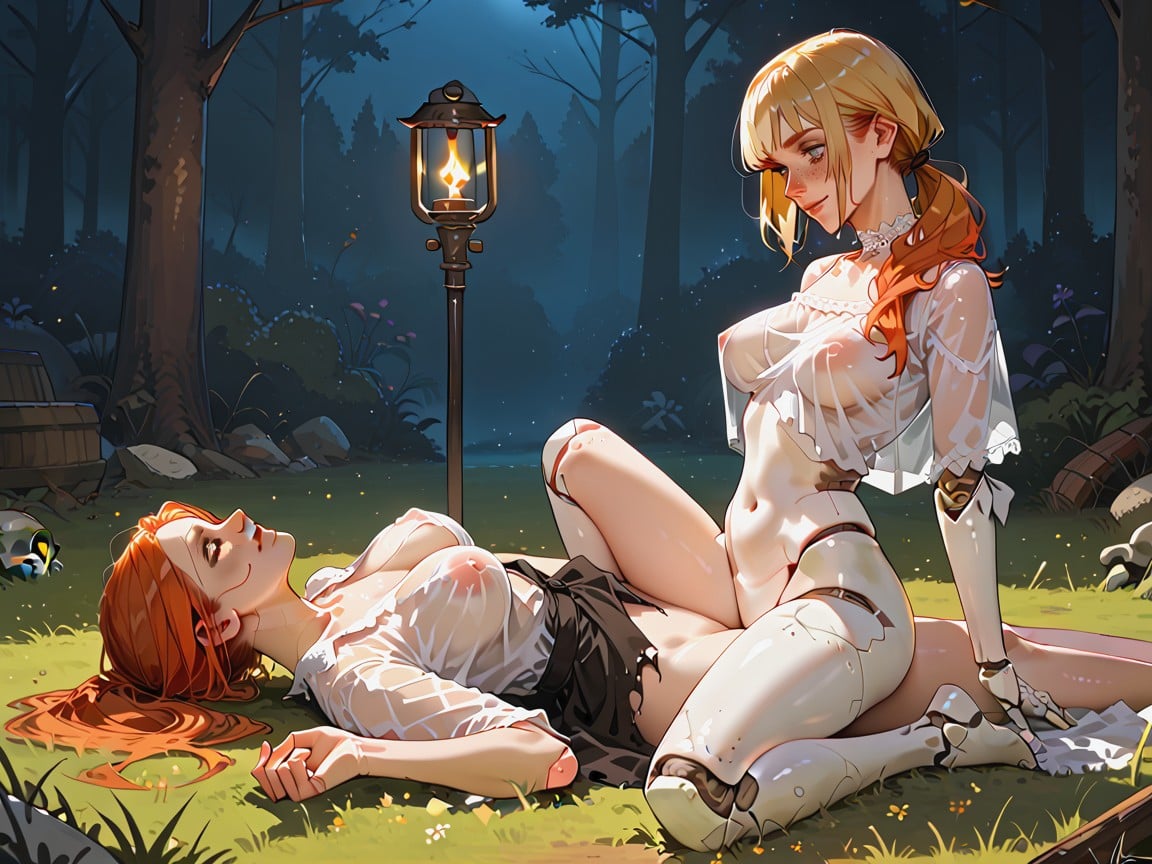 Inner Gears Beneath Breast, Plastic Breasts, Wrecked Puppet Body Hentai AI Porn