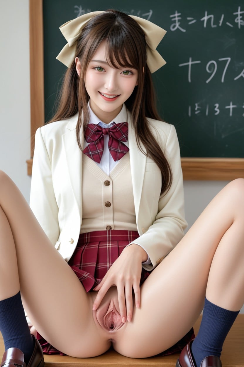 Five Fingers, Pale Skin, Smile Porno IA Asiatique