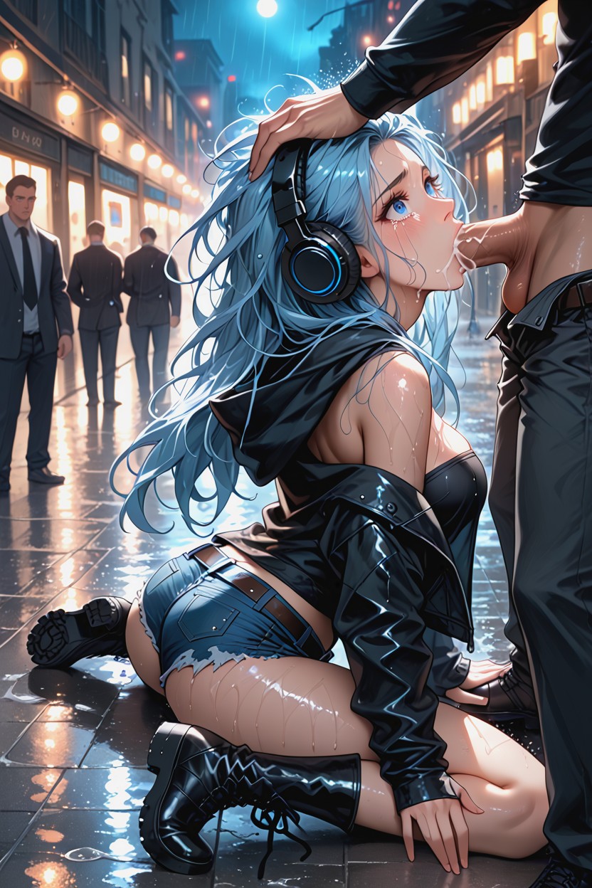 Cum Drips, Wet Hair, Disney Eyes Hentai AI Porn