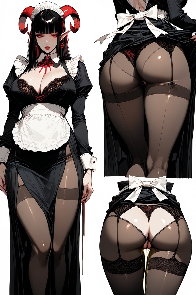Elf, Big Ass, Cleavage Hentai AI Porn