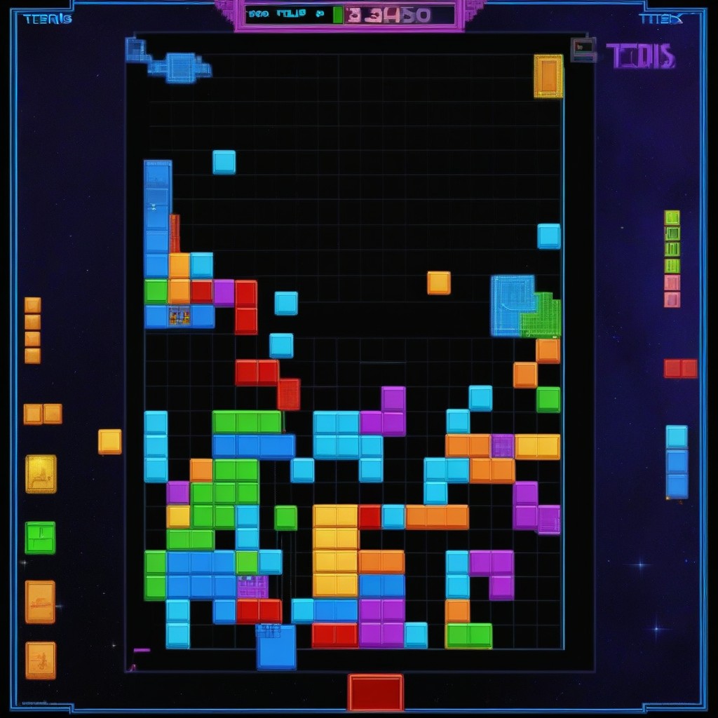 Classic Game Artstyle, Gary Testris, Create Screenshot From Classic Tetris Game AI Porn