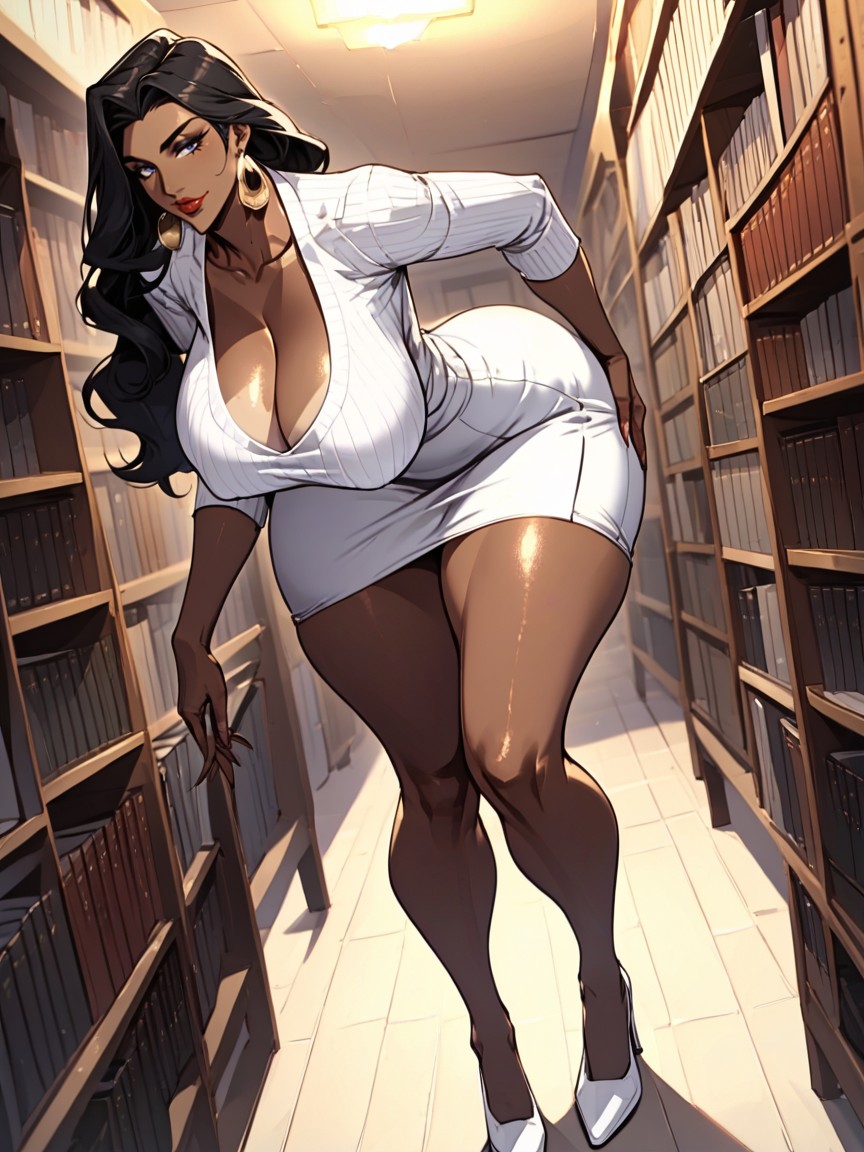 Seductive, Full Body, Front View AI Porn