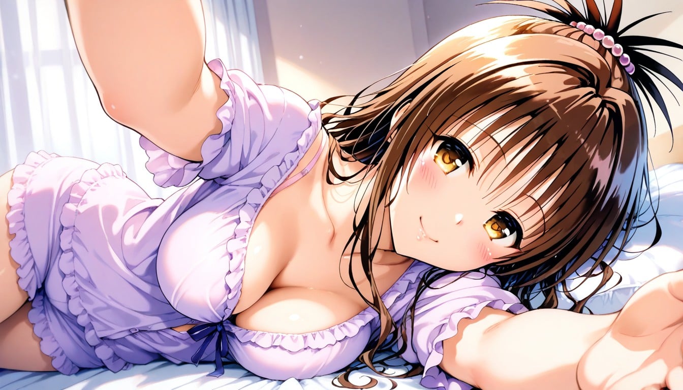 She Is Hugging Viewer By His Shoulder, 25+, Together Hentai AI Porn