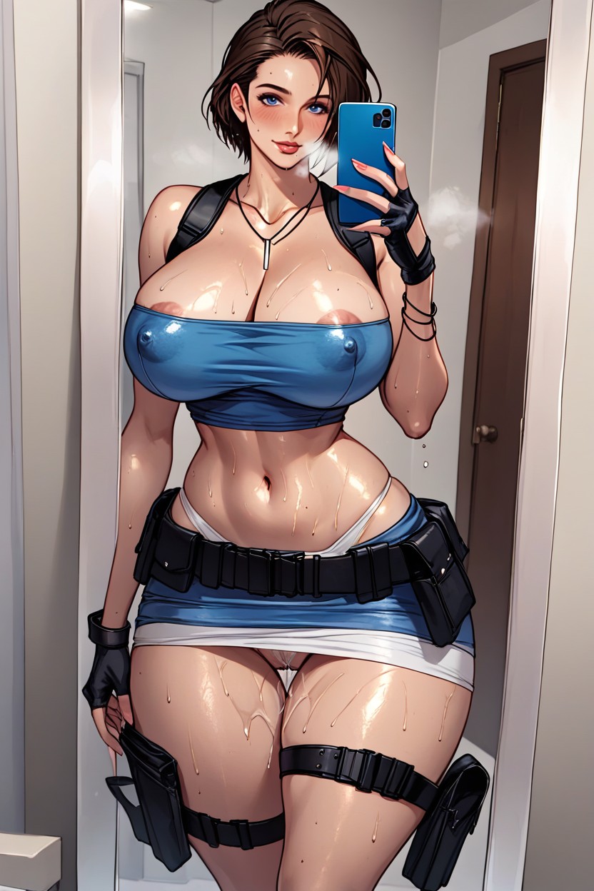 Seductive, Thigh Strap, Detailed Hentai IA