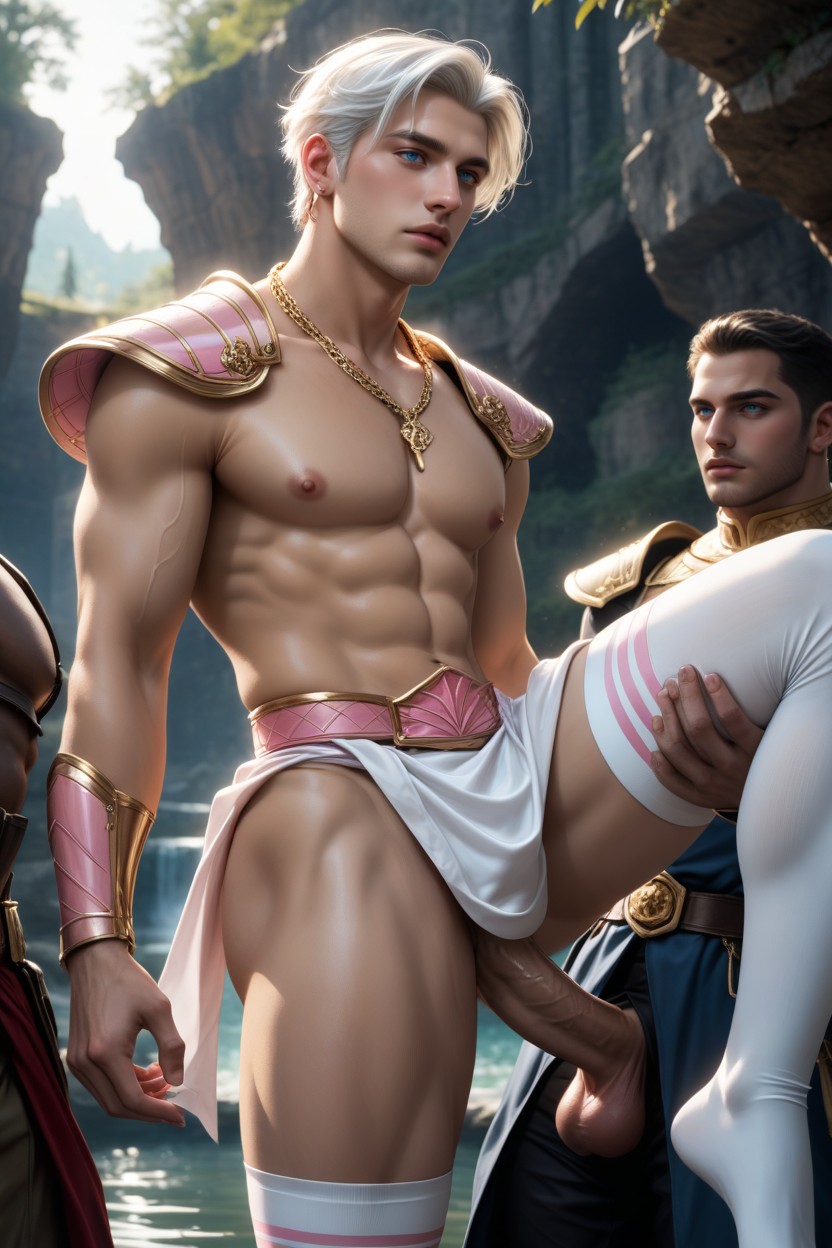 Beautiful Prince Charming, Interracial, 18+ Porno gay IA