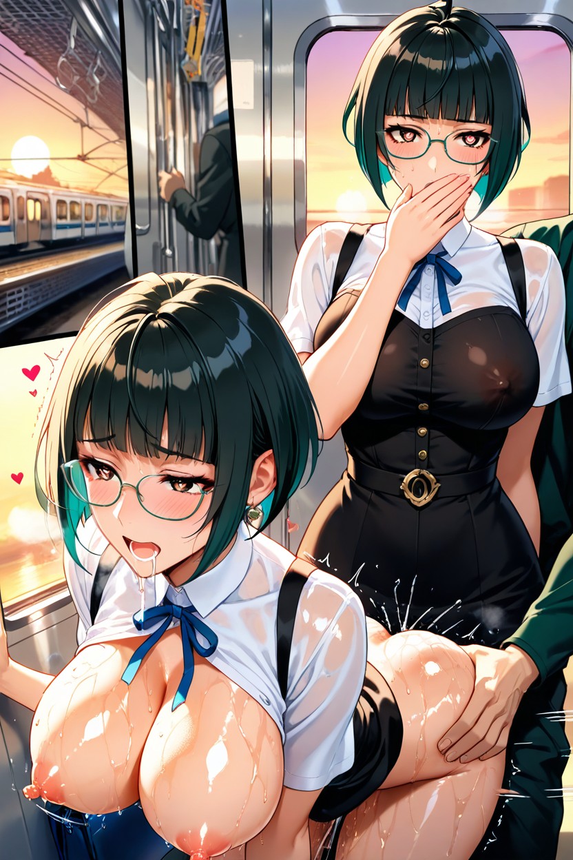 In Clothes, Doggystyle, Oiled Skin Hentai AI Porn